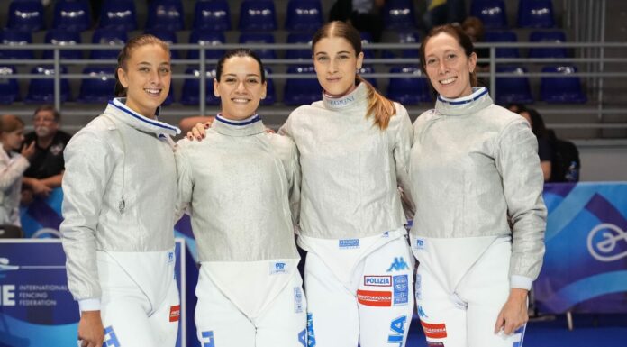 Mondiali Tbilisi, le squadre di spada maschile e di sciabola femminile agli ottavi