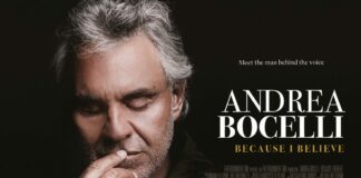 Il film ‘Andrea Bocelli: Because I Belive’ in tutte le sale dal 21 settembre