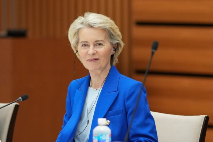 Tokyo, incontro della Keidanren (Federazione delle imprese giapponesi) con il presidente della Commissione europea Von Der Leyen