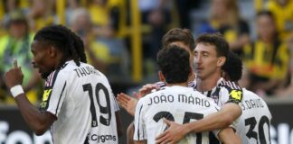 Segnali positivi per la Juve, 2-1 contro il Borussia Dortmund