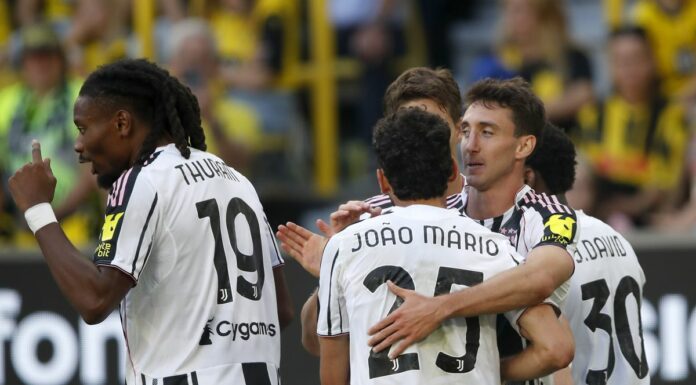 Segnali positivi per la Juve, 2-1 contro il Borussia Dortmund