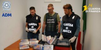 Arrestato narcotrafficante a Fiumicino con 19 chili di cocaina