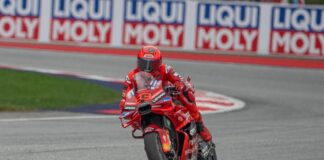 Marc Marquez vince anche in Austria, Bezzecchi sul podio
