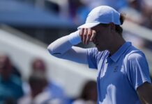 Sinner dà forfait per il doppio misto degli Us Open: “Due giorni di riposo prima di tornare al lavoro”