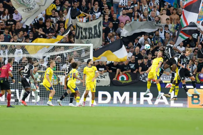 Soccer 2025: Udinese Vs Hellas Verona, Udine, Friuli Venezia Giulia, Italy - 25 Aug 2025