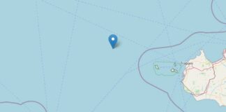 Terremoto al largo delle isole Egadi di magnitudo 4.7