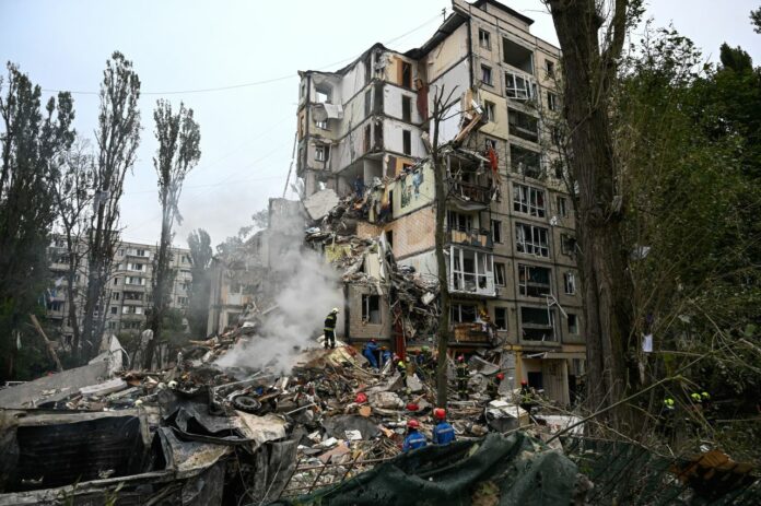 Guerra in Ucraina: maxi attacco russo con droni su Kiev - almeno 6 le vittime e decine di feriti