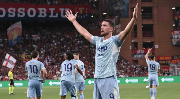 La Juventus vince di misura in casa Genoa, decide Vlahovic