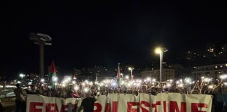 Gaza, in 40.000 a Genova per la fiaccolata a sostegno della missione Global Sumud Flotilla