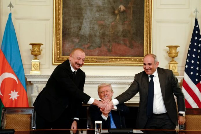Nikol Pashinyan Attends White House Signing Ceremony As US Hosts Armenia-Azerbaijan Peace Talks - 08 Aug 2025