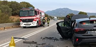 Scontro frontale a Olbia, quattro feriti e “Panoramica” chiusa per un’ora