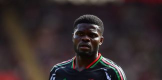 Villarreal fans protest the signing of Thomas Partey