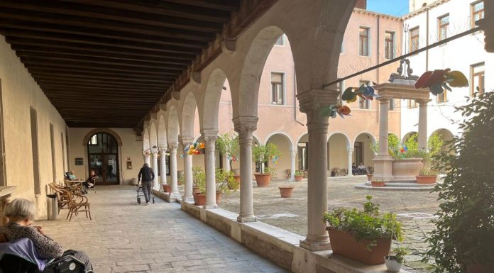 Venezia, l’assessore Venturini all’Ipav di San Lorenzo di Castello