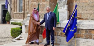 Incontro Italia-Arabia Saudita “No allo sfollamento dei palestinesi, servono due Stati”