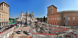 Dal cantiere della Metro C di Piazza Venezia i primi reperti di età romana