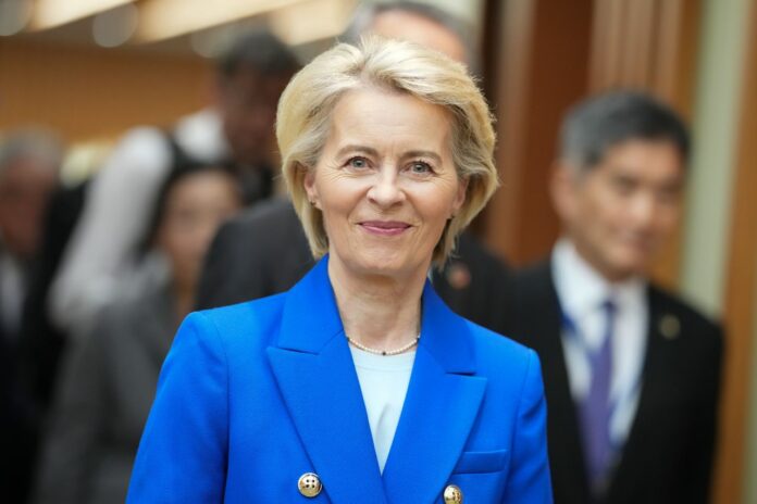 Tokyo, incontro della Keidanren (Federazione delle imprese giapponesi) con il presidente della Commissione europea Von Der Leyen