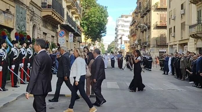 Palermo ricorda il generale Dalla Chiesa, presente Piantedosi