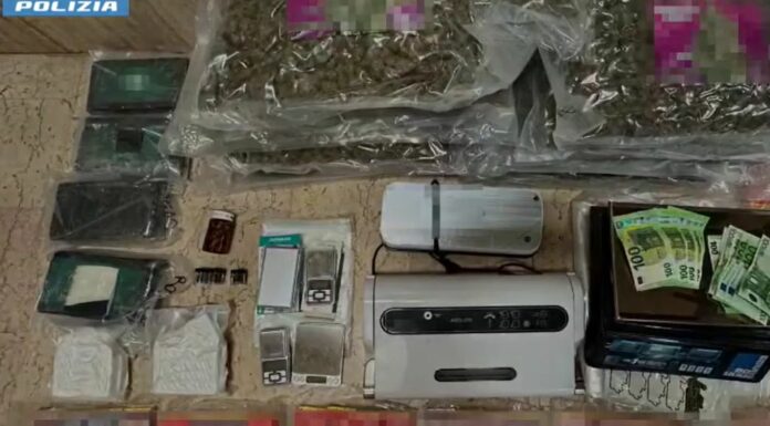Arrestato per spaccio biker di Chieti, sequestrati 20 kg di droga