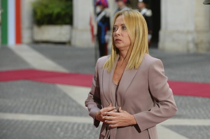 Roma, Palazzo Chigi, Giorgia Meloni riceve il Presidente della Polonia Nawrochi