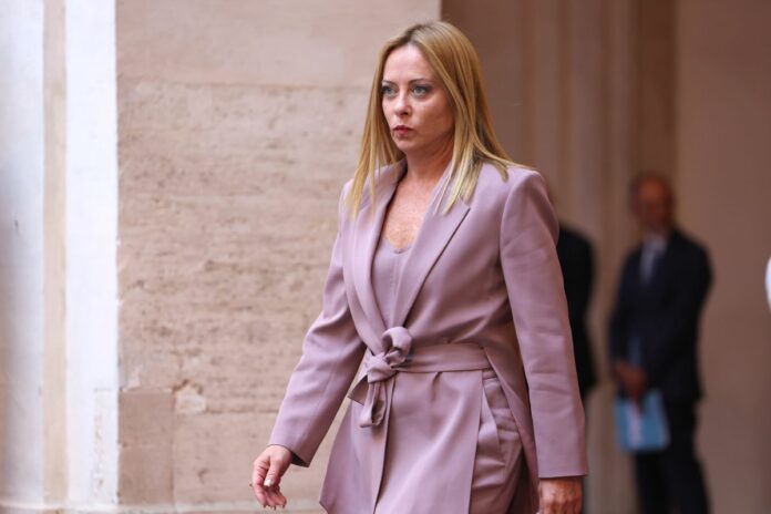Roma, Palazzo Chigi, Giorgia Meloni riceve il Presidente della Polonia Nawrocki