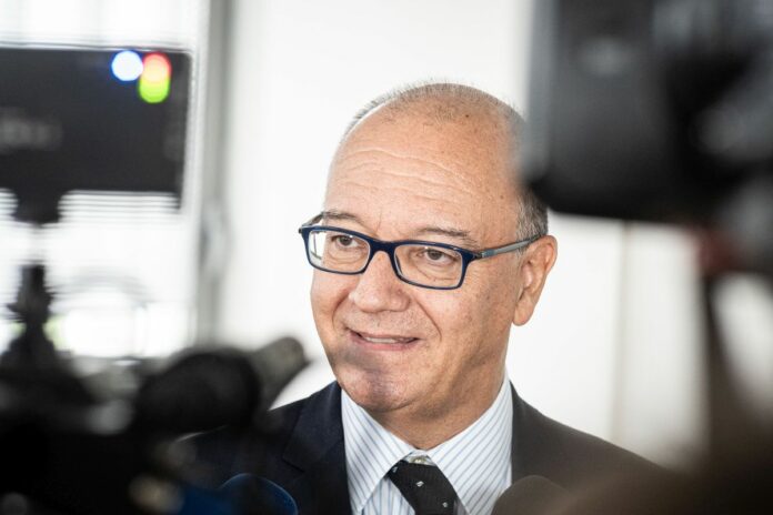 Milano, via Carlo Amoretti, 78 Inaugurazione dell'Istituto Tecnico 'Carlo Acutis', con ministro Giuseppe Valditara