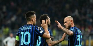 Inter-Slavia Praga 3-0, doppietta di Lautaro e gol di Dumfries