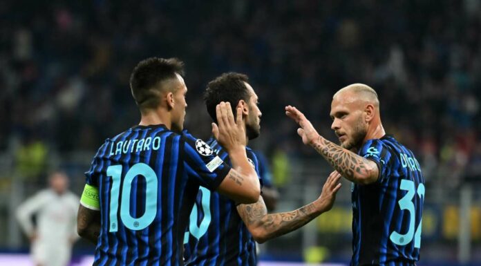Inter-Slavia Praga 3-0, doppietta di Lautaro e gol di Dumfries