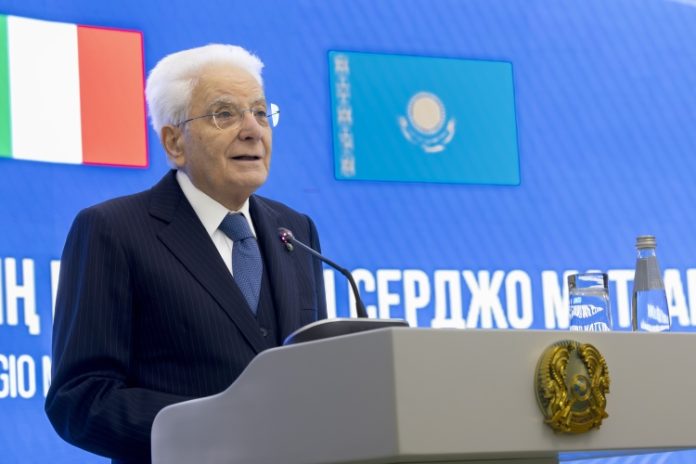 Sergio Mattarella in Kazakistan