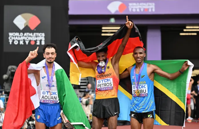 (SP)JAPAN-TOKYO-ATHLETICS-WORLD ATHLETICS CHAMPIONSHIPS-MEN'S MARATHON FINAL