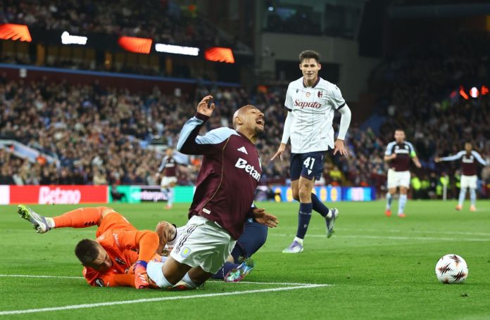 Aston Villa v Bologna, UEFA Europa League, Football, Villa Park, Birmingham, UK - 25 Sep 2025
