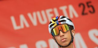 Bernal vince la 16esima tappa della Vuelta. Frazione neutralizzata ai -8km per le manifestazioni pro-Palestina