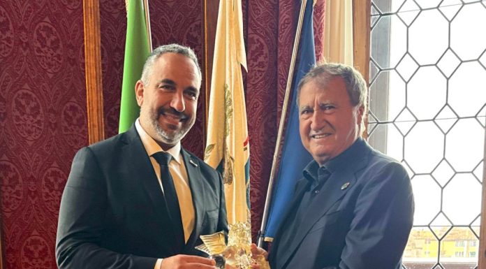 Il sindaco Brugnaro incontra il primo cittadino di Betlemme Maher Nicola Canawati