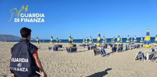 Scoperto e sequestrato lido abusivo su spiaggia del cosentino, 2 denunce