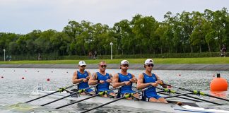 Mondiali canottaggio a Shanghai, 4 di coppia maschile e 2 senza femminile in semifinale