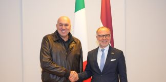 Crosetto incontra l’omologo lettone Spruds “Rafforzare la collaborazione tra le nostre Difese”