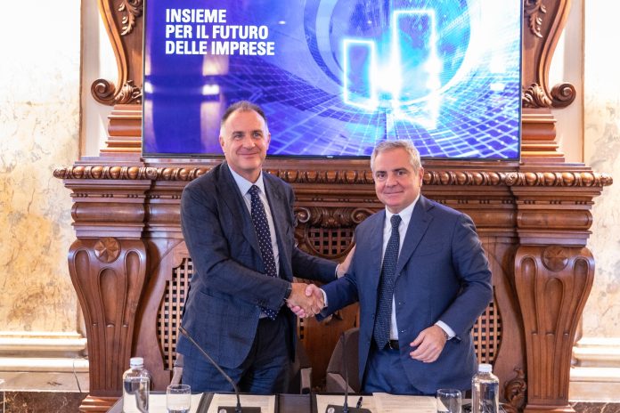 Firma accordo Confindustria-CDP