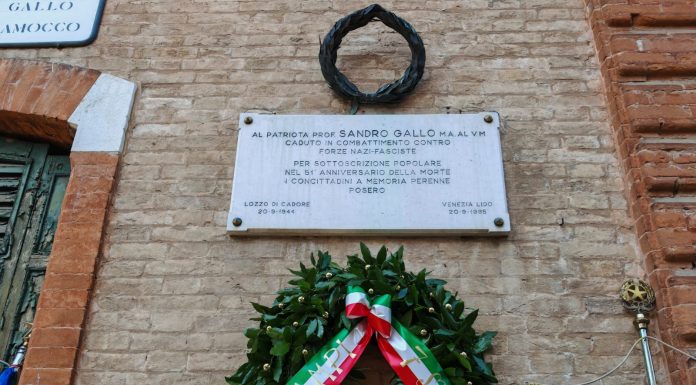 Il Comune ricorda il partigiano Sandro Gallo
