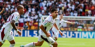 Una prodezza di Simeone e il Torino sbanca l’Olimpico, prima sconfitta per la Roma di Gasperini