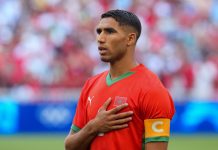 Achraf Hakimi could miss AFCON due to injury