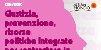 Violenza sulle donne, il 2 ottobre un convegno a Roma organizzato da “I Sud del Mondo”