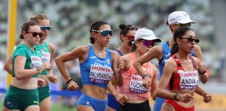 Palmisano si ritira nella 20km di marcia mondiale, vince ancora Perez