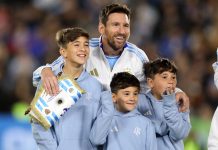 Lionel Messi in tears, then scores twice for Argentina in emotional Game
