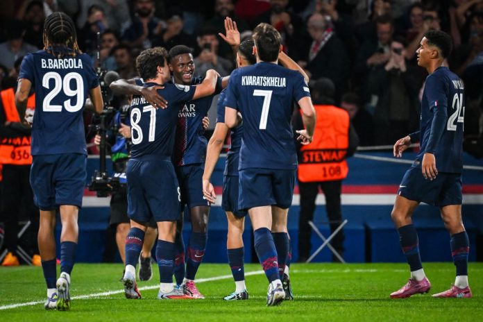 UEFA Champions League football match - FOOTBALL - CHAMPIONS LEAGUE - PARIS SG v ATALANTA