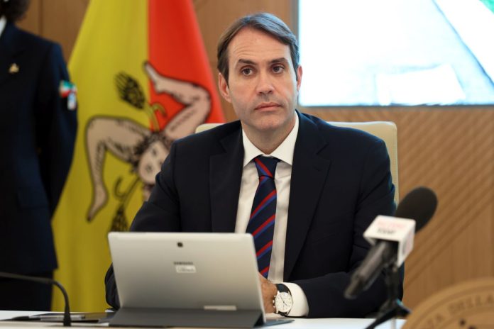 Palermo, Il Presidente Della Regione Renato Schifani Presenta Gli Assessori