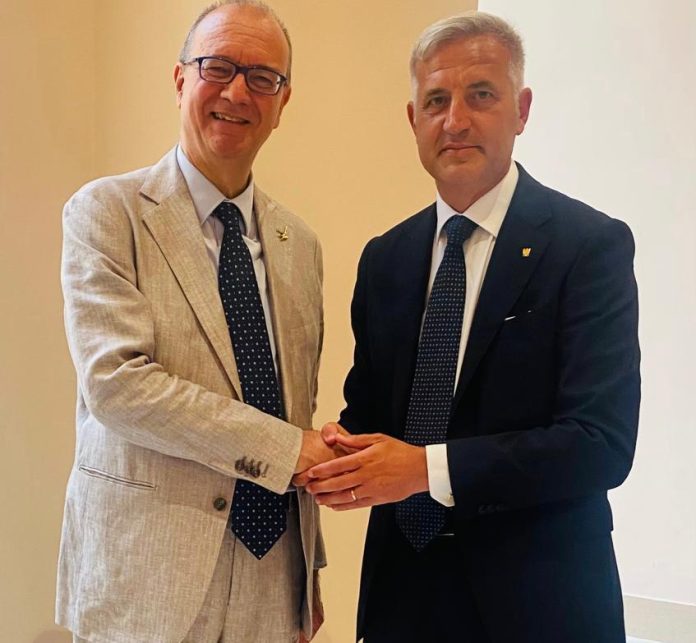 Giuseppe Valditara e Sergio Fontana