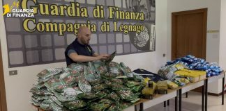 Sequestrati oltre 85 chilogrammi di tabacco di contrabbando a Verona, denunciate due persone