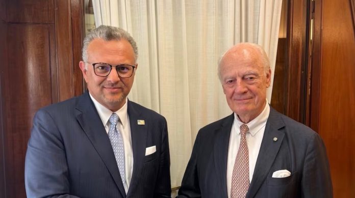 Staffan de Mistura, e Massad Boulos