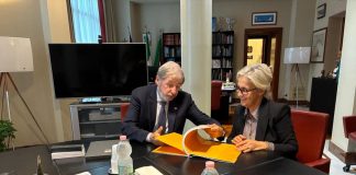 Liguria, il presidente Bucci incontra l’Ambasciatrice della Repubblica di Lettonia