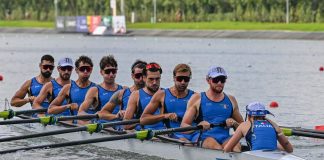 Mondiali di canottaggio, quinto posto per l’Italia nelle finali dell’otto maschile e del quattro con PR3 mix
