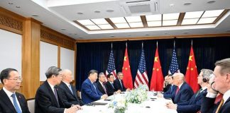 Cina: il presidente Xi incontra Trump a Busan, in ROK (2)